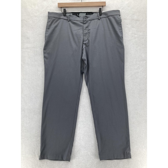 Nike Golf Pants Mens 42x30 Gray Dri-FIT Standard Fit Performance Stretch Comfort - Picture 1 of 14